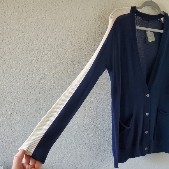 ATM schoolboy merino wool cardigan NWT - Picture 5 of 9